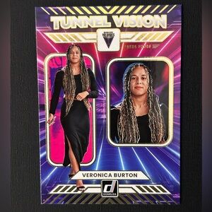 2025 Panini Donruss WNBA - Tunnel Vision Veronica Burton #15 Diamond